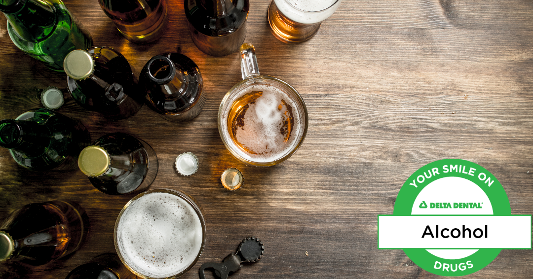 Bottles and glasses of beer  