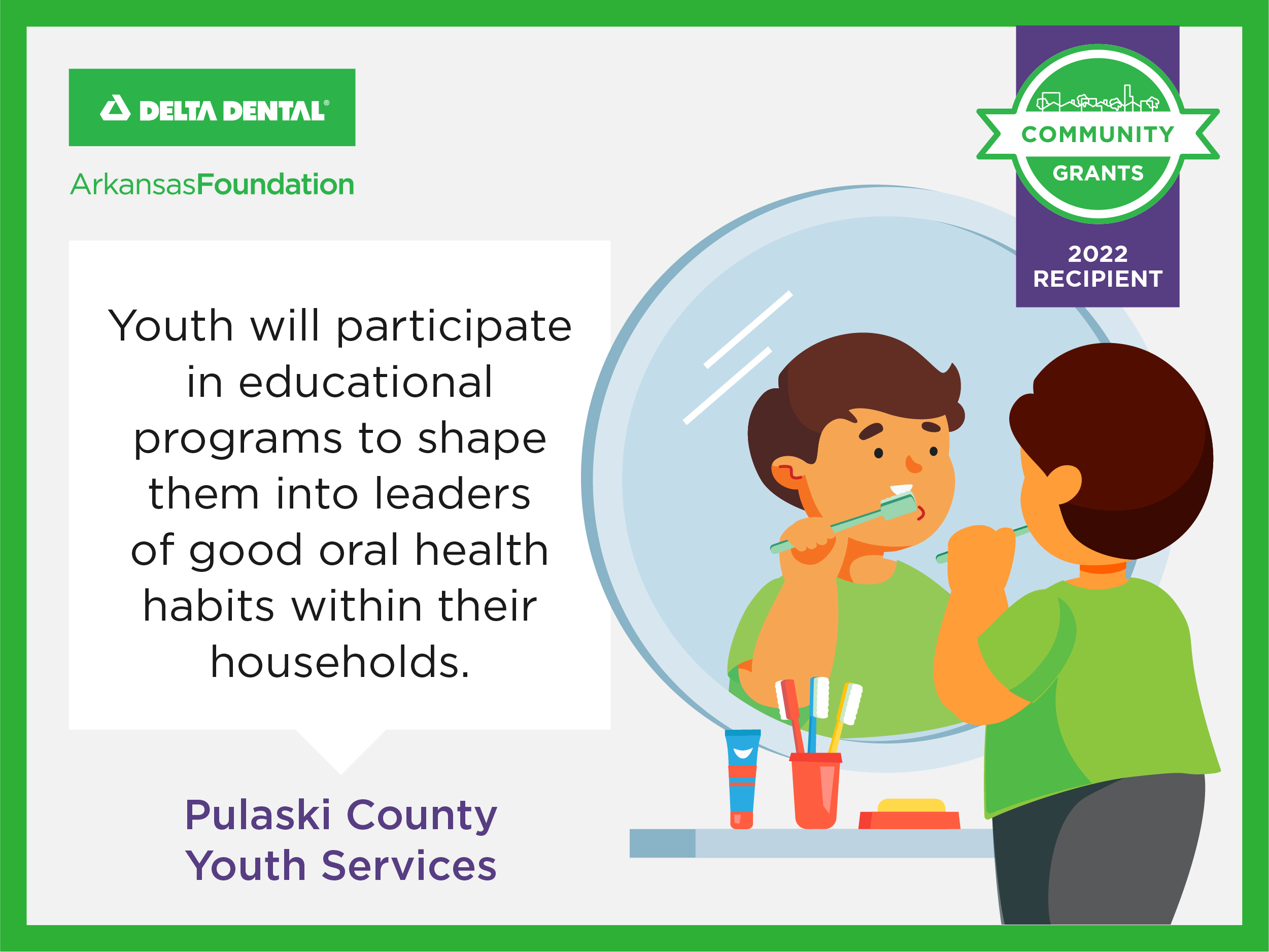 2022 Community Grantee Pulaski County Youth Services