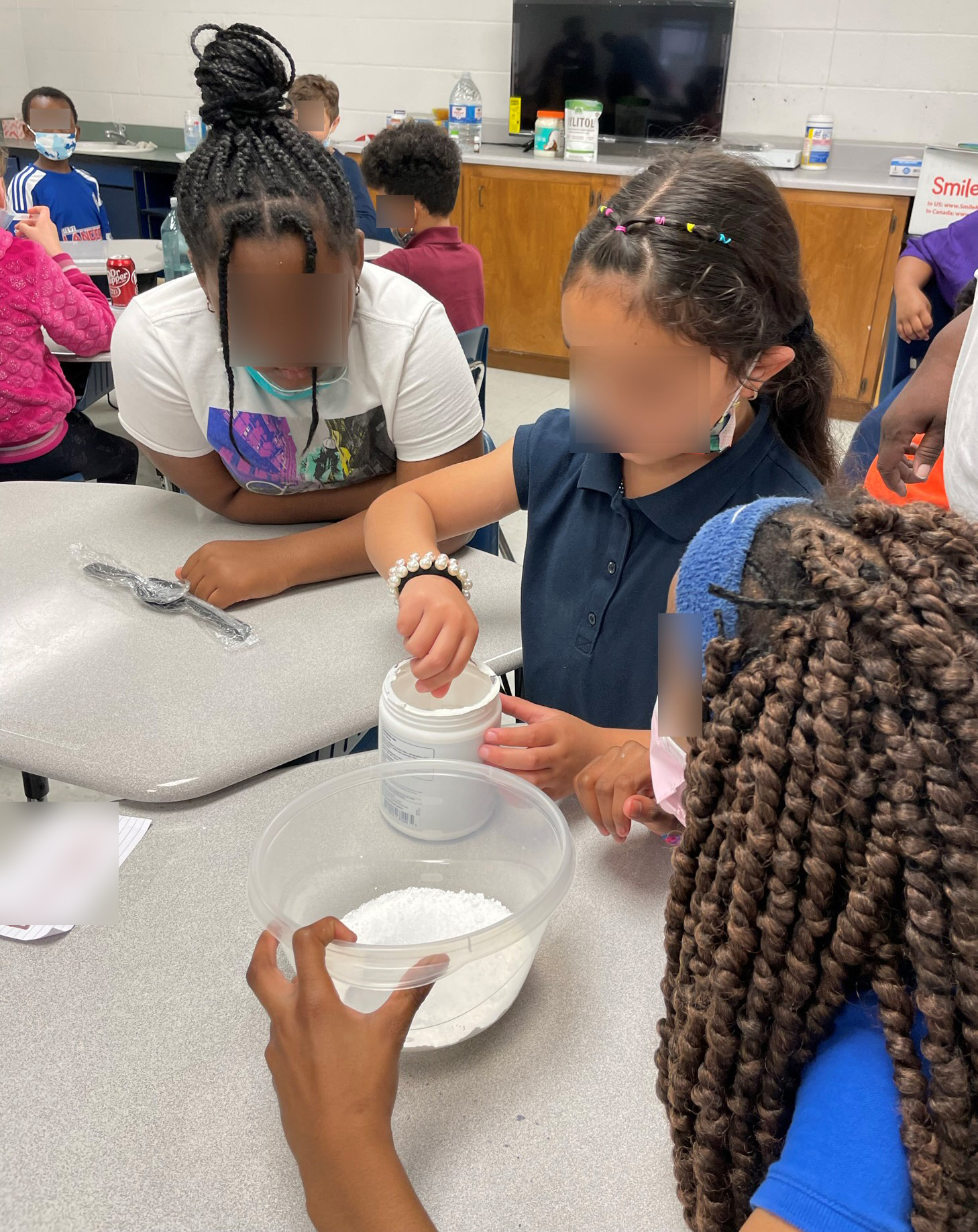 PC Youth Services, 3 girls making toothpaste