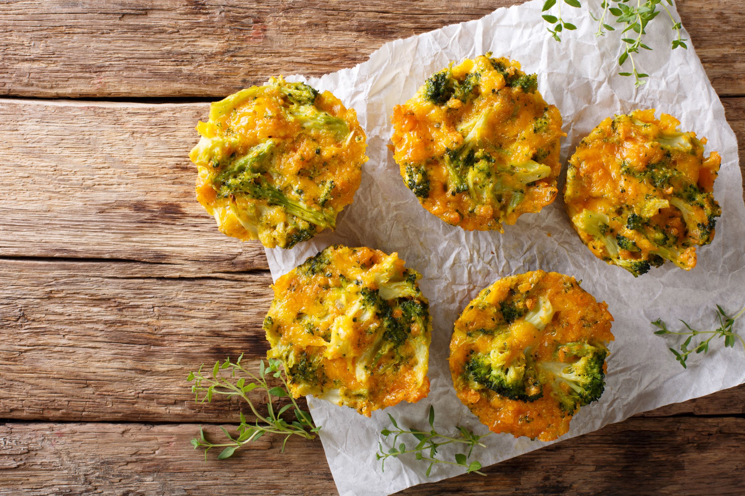 Broccoli Cheese Muffins