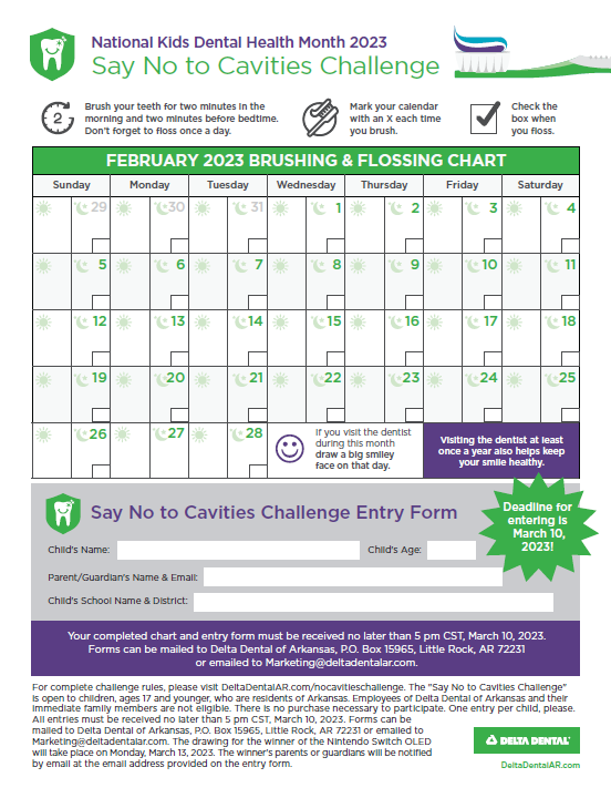 say-no-to-cavities-challenge-form-preview Say No to Cavities Challenge Form